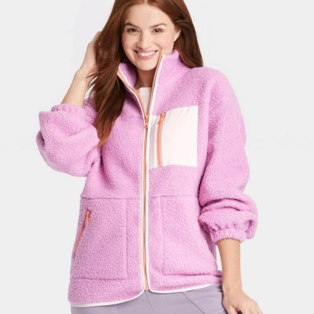 Women's Pink Fleece Jacket